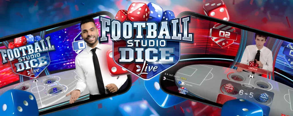 Como jogar Football Studio Dice live